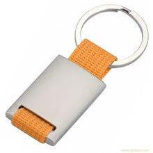 Textile Key Chain, Metal Key Ring (GZHY-KA-005)